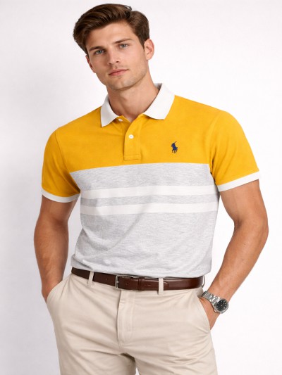 RALPH LAUREN YELLOW-GREY